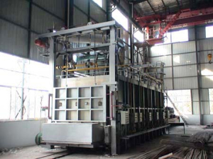 模殼焙燒燃油爐貫通(tōng)式生(shēng)産線